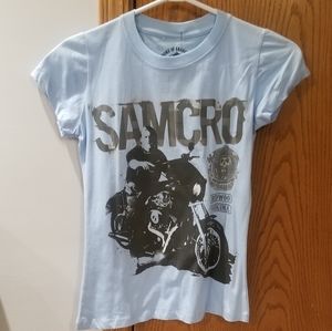 Sons of Anarchy light blue tee